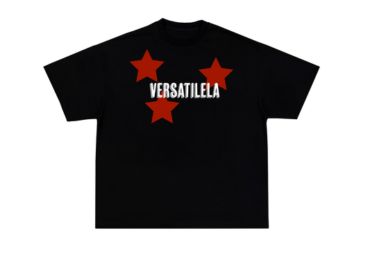 Logo tee black and red